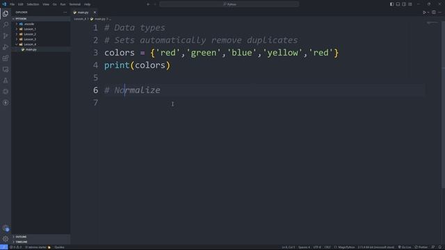 Learn Python By Examples - 5 - Data Types (Part 3) | AI Course смотреть онлайн