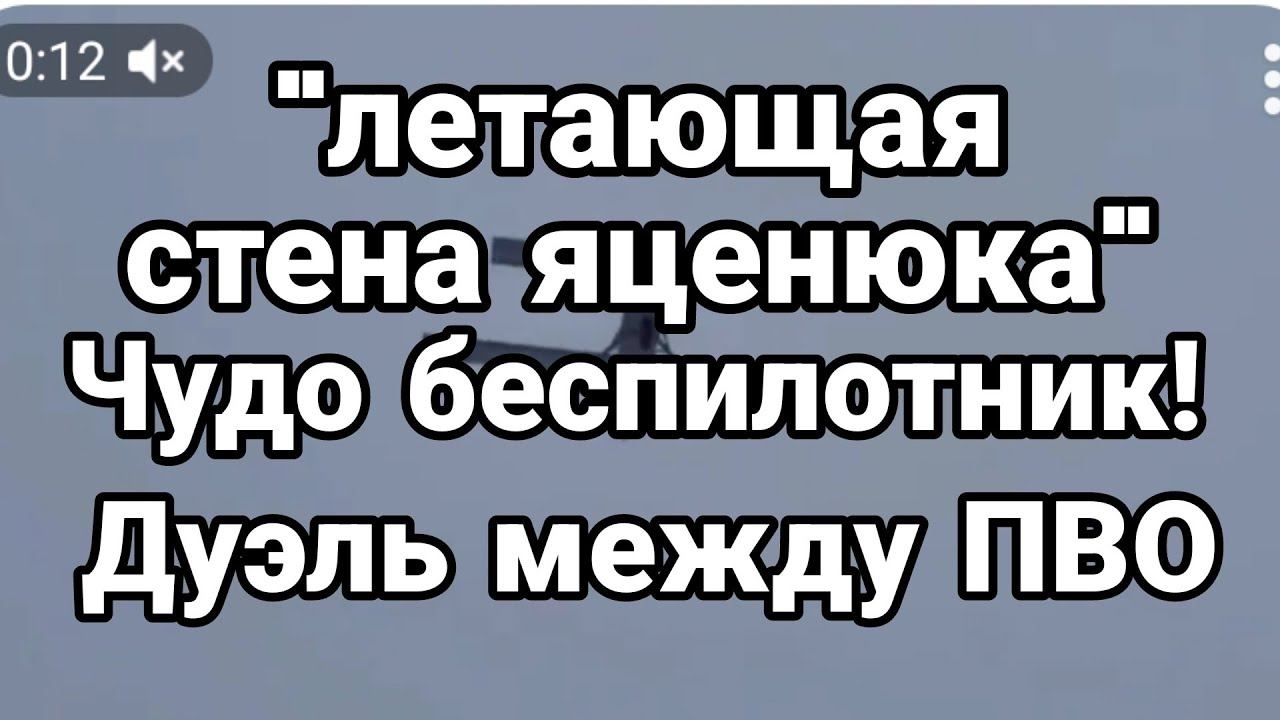 Чудо БЕСПИЛ0ТНИК "ЛЕТАЮЩАЯ СТЕНА ЯЦЕНЮКА" ДУЭЛЬ МЕЖДУ ПВ0