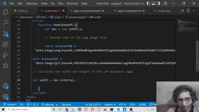 jsPDF Tutorial to Add & Fit PNG & GIF Images Using Base64 Code to PDF Document Page Size in Browser смотреть онлайн