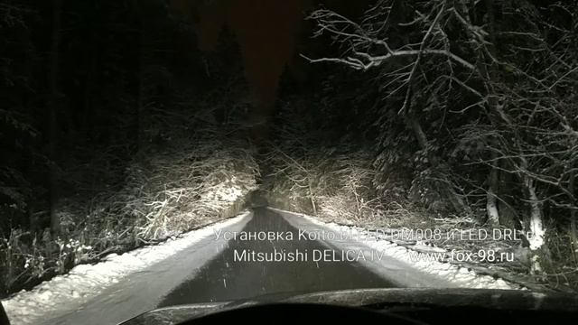 [f0X] Mitsubishi Space Gear IV. Установка би-LED модулей Koito DM008 и LED DRL. смотреть онлайн
