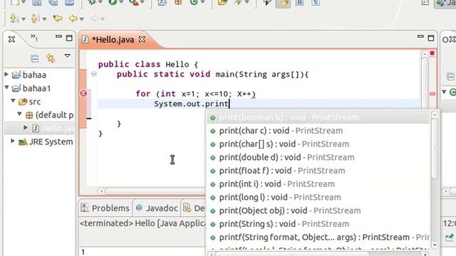 java tutorial - 9 - For Loop - تعلم البرمجة بلغة جافا смотреть онлайн