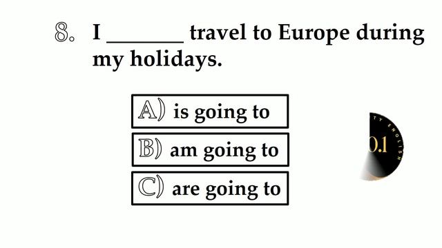 Going to - Quiz | English Grammar test | Can you pass this Quiz | No.1 Quality English смотреть онлайн
