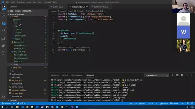 angular library with modules смотреть онлайн