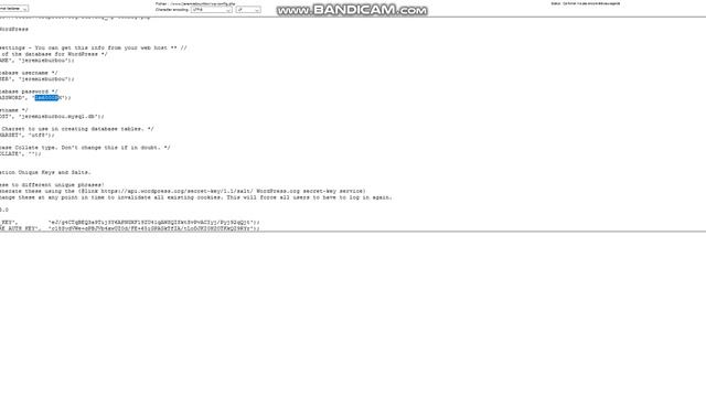 Le fichier WP-config.php смотреть онлайн