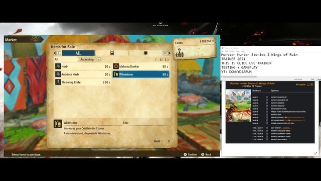 PC Monster Hunter Stories 2 Wings of Ruin TRAINER (empress/skidrow/windows/steam) + QUICK GAME PLAY смотреть онлайн