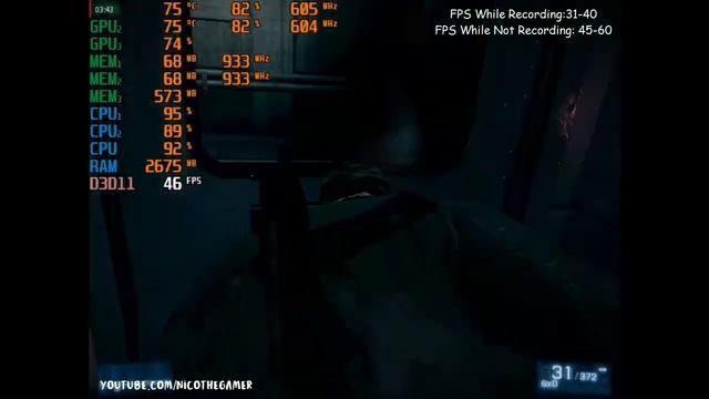 Battlefield 3 Gameplay on Low End PC (AMD A6, Radeon R4 Graphics) смотреть онлайн