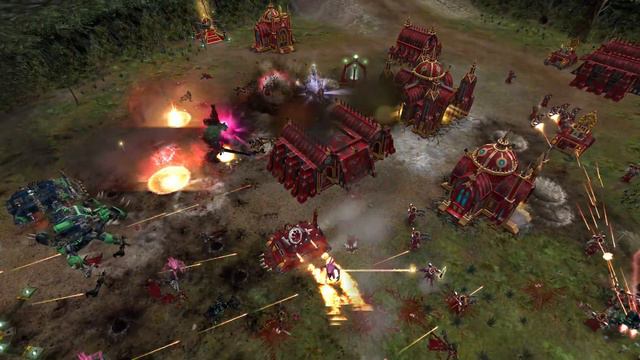 Daemonhunters and Witch Hunters vs Chaos Space Marines - Titanium Wars - Warhammer 40K DOW Soulstor смотреть онлайн