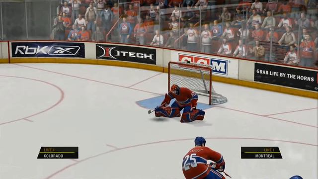 NHL 07 - Colorado Avalanche vs. Montreal Canadiens смотреть онлайн