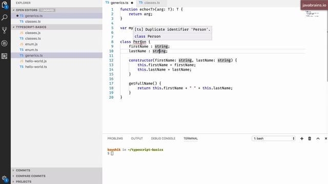 TypeScript Basics 19 - Generics смотреть онлайн
