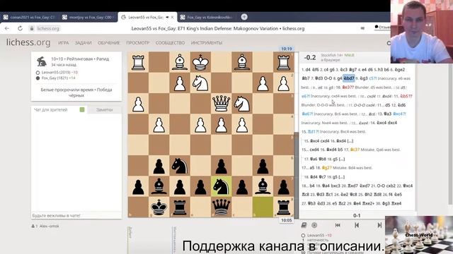 Разбор партий Виталия Иванова - учимся лучше играть,изучая свои ошибки!!! смотреть онлайн