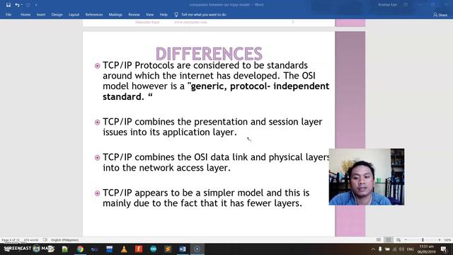 Comparison between OSI model and TCP/IP model смотреть онлайн