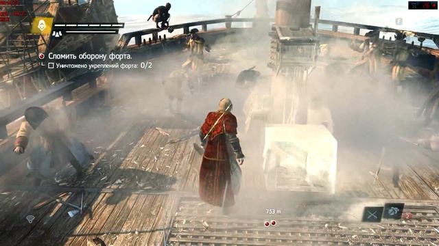 19 Assassin's Creed Black Flag - "Большой Инагуа - Захват Форта - Морские Контакты" смотреть онлайн