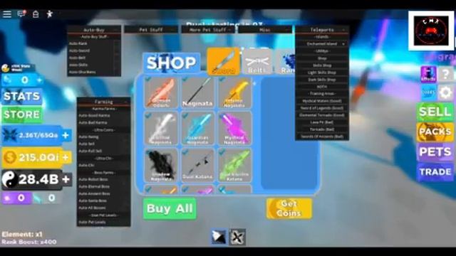 Roblox Ninja Legends Script Auto Farm смотреть онлайн