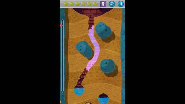 Прохождение игры "Крокодильчик Свомпи 2", уровень 39 "Угольная лихорадка", все утки и сокровища смотреть онлайн