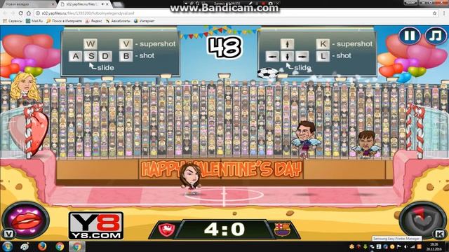 играем игры онлайн №2 (Football legends) смотреть онлайн