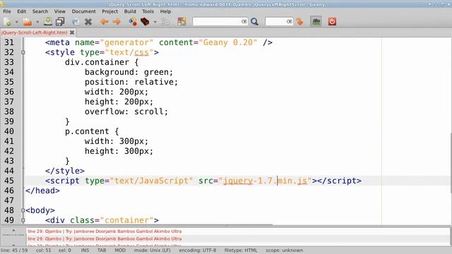Ojambo - jQuery Left Right Scroll Video (vs 0039) смотреть онлайн