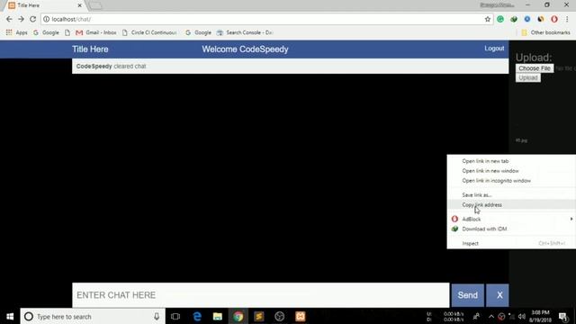 Chat Application With File Sharing System PHP AJAX Free Source Code смотреть онлайн