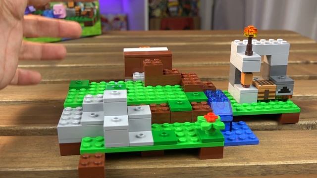 LEGO Minecraft Алекс и Свинка - НАБОР НА ОБЗОР (21123) смотреть онлайн