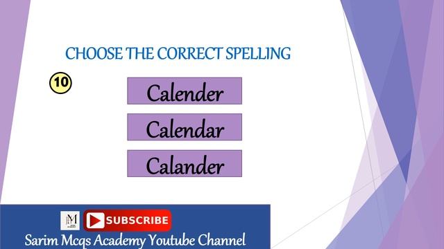 20 Most Commonly Misspelled Words in English | commonly confused words | Sarimmcqsacademy смотреть онлайн