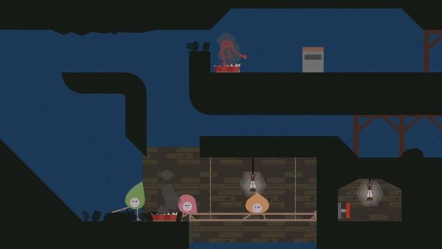 Играем в Pikuniku часть 2. ЧЕРВЯЧКИ И ЧЕРВЯК ЭРНИ И ШТАБ КВАРТИРА МИСТЕРА САНШАЙНА смотреть онлайн