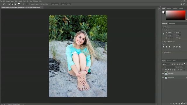 How to remove background easily ? - Photoshop CC Masterclass #11 смотреть онлайн
