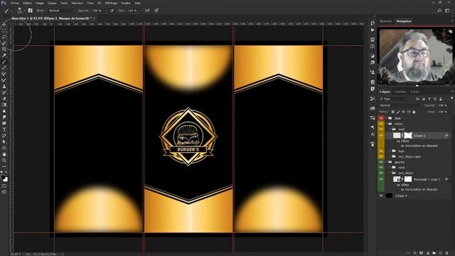 Tuto photoshop cc création d'un menu pliable en portefeuille смотреть онлайн