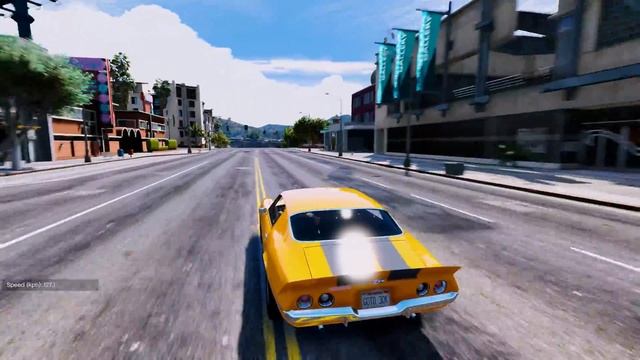 Chevrolet Camaro Z28 '70 Test Drive GTA V _REVIEW смотреть онлайн