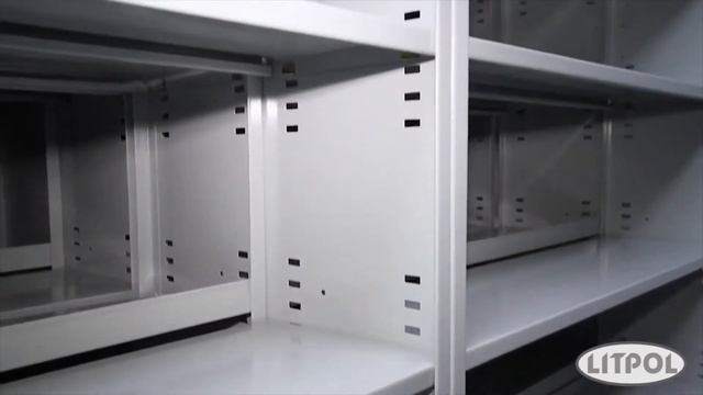 Система мобильных стеллажей LITREG с механическим приводом смотреть онлайн