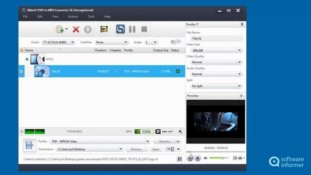 How it works: Xilisoft DVD to MP4 Converter смотреть онлайн