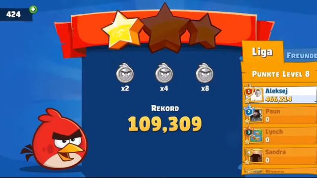 Прохождение уровней Angry Birds Friends от 23 мая 2020. смотреть онлайн
