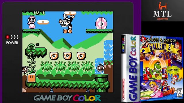 Game & Watch Gallery 2 (GBC Emulated) Donkey Kong / Modern / Very Hard / 393 смотреть онлайн