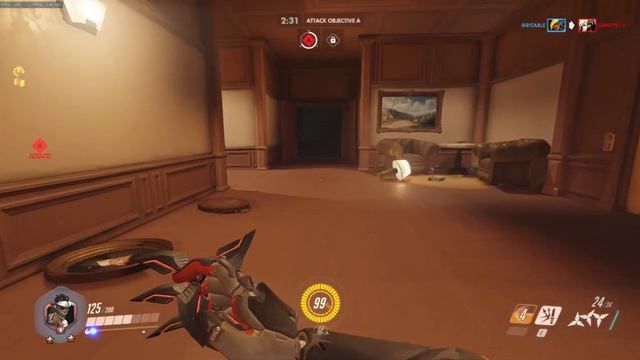 Overwatch - CRAZY CYBORG NINJA MAN! - Genji Gameplay смотреть онлайн