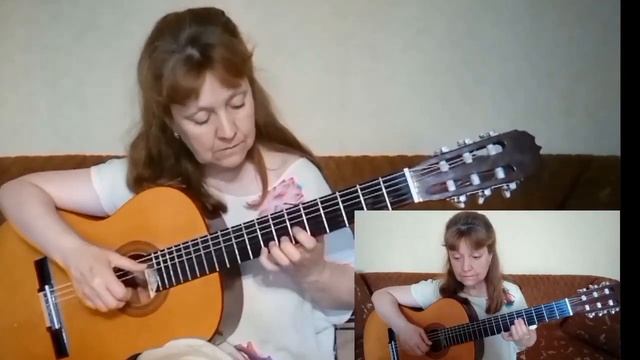 Олег Киселёв "Воспоминания старого рояля"( автор 2-ой гитары Алексей Ионкин) исп. Ирина Бекмуратова смотреть онлайн