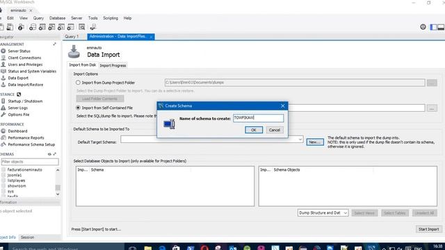 How to import mysql dump file to sql server USING MySQL Workbench смотреть онлайн