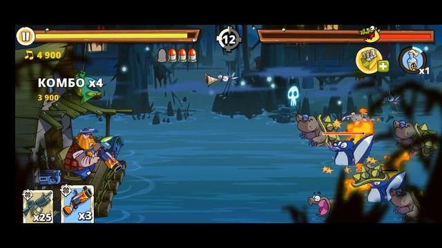 Swamp Attack 2, игры, прохождение уровней смотреть онлайн