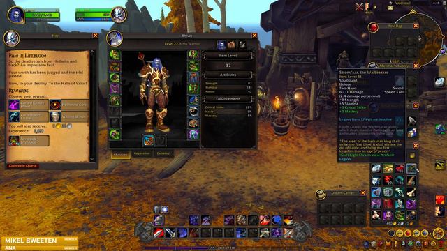 Let's Play World Of Warcraft | Part 3 | Night Elf Warrior Gameplay