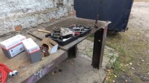 КАК ПОМЕНЯТЬ ТОРМОЗНЫЕ  КОЛОДКИ И ТРОСА НА ПРИЦЕПЕ .