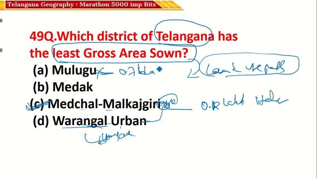 MARATHON 5000 IMP BITS - TELANGANA GEOGRAPHY (PART-3) || TSPSC GROUP-1 || T-SAT || 19.09.2022 смотреть онлайн