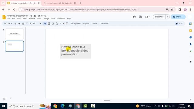 How to insert text box in google slides presentation смотреть онлайн