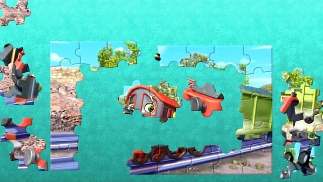 Пазл Чаггингтон. Весёлый паровозик Пит(Pit). Puzzle Chuggington Merry train Video Game смотреть онлайн