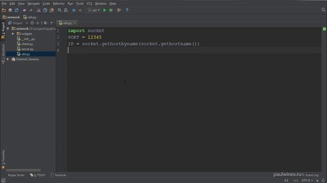 56 PyQt Framework Получение локального IP адреса смотреть онлайн