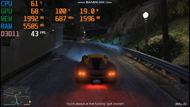 Ryzen 3 7320U \ Radeon VEGA 610M \ GTA 5 Gaming Test - Lenovo Ideapad Slim 1 #GameBencH#GamingTest#