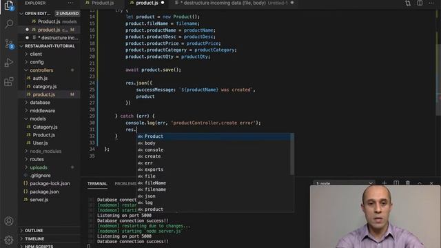 [45] Create Product (part 10) - Ecommerce Tutorial using MERN Stack смотреть онлайн