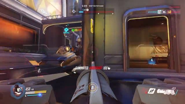 overwatch play as BASTION robot gameplay #6 смотреть онлайн