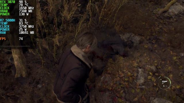 Resident Evil 4 - Legion 5 (3070 Laptop/5800h) - 1440p, Max Settings смотреть онлайн