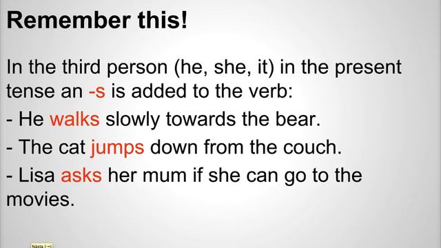 verbs in the present tense смотреть онлайн