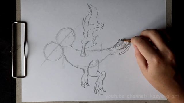 Как нарисовать дракона ФЕНИКС карандашом. Легенды Дракономании смотреть онлайн