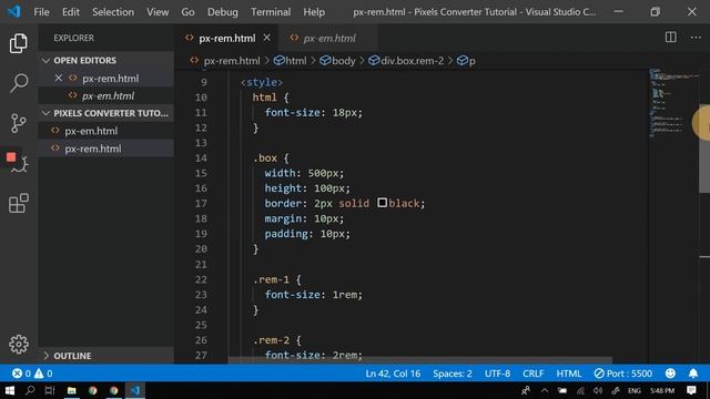 How to Convert PX to REM (PX to REM Converter) смотреть онлайн