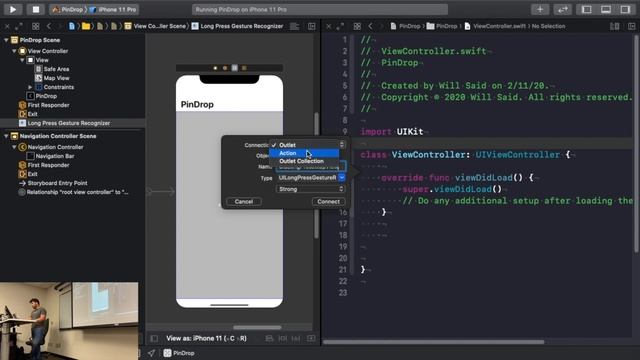 Data Persistence with UserDefaults and MapKit | iOS Development Tutorial смотреть онлайн