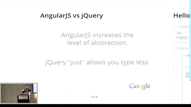HTML5 Dev Conf: AngularJS, a Framework for Web Applications смотреть онлайн